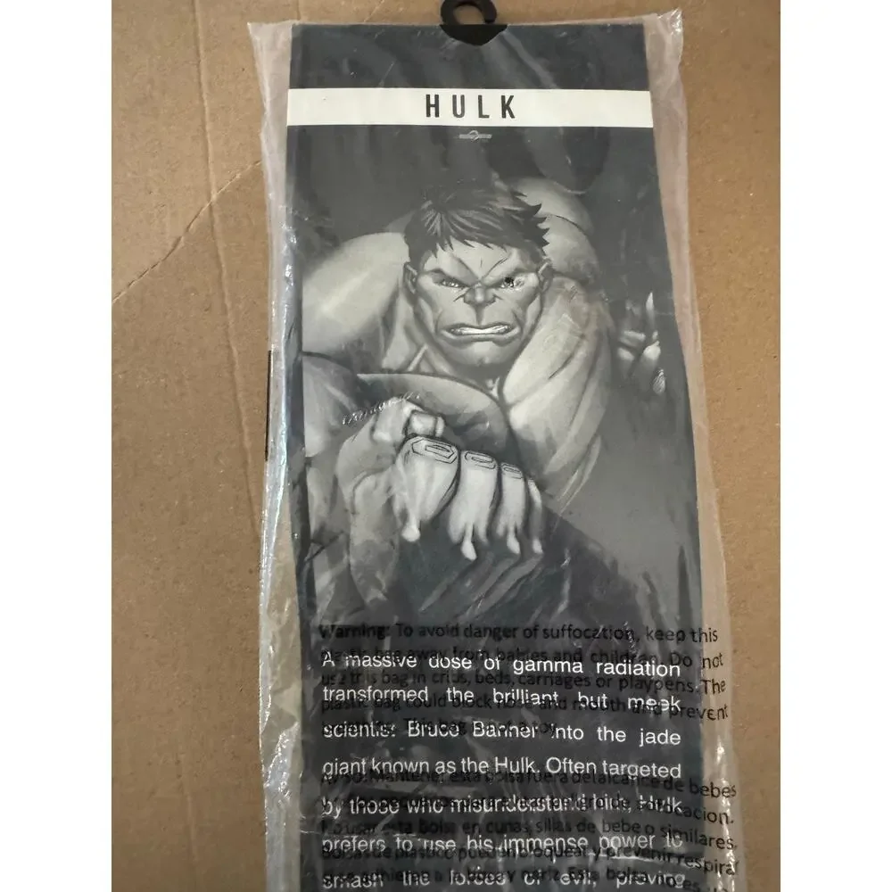MARVEL HULK Tube Socks NIP Sock Size 10 - 13 Ages 14 & Older